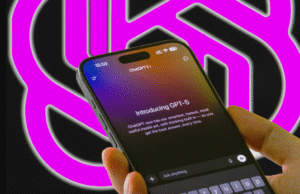 GPT-5 rollout backlash showing ChatGPT-5 introduction on smartphone screen