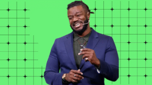 Glīd Startup Battlefield 2025 winner Kevin Damoa speaking on stage about logistics innovation