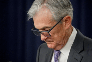 Jerome Powell amid speculation Trump might fire Powell as Fed chair in 2025
