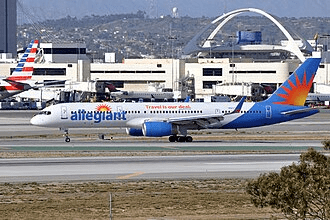 Allegiant Air aircraft on runway amid Sun Country acquisition news