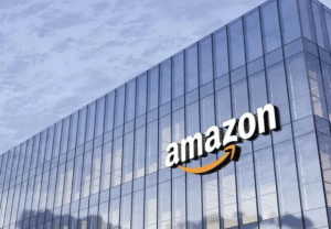 Amazon headquarters building as tariff-driven price increases begin affecting consumer product pricing