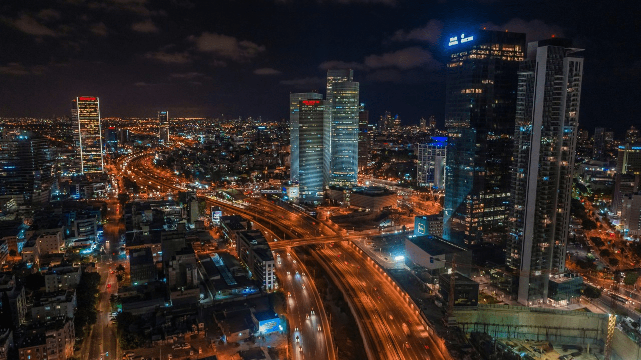 European banking sector city skyline illustrating AI-driven transformation and workforce restructuring