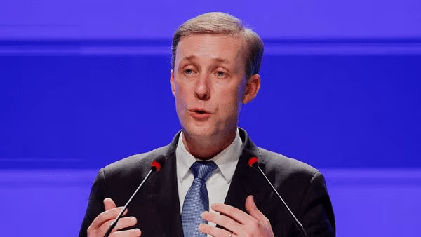 Jake Sullivan speaking on US policy implications of AI chip export controls affecting China