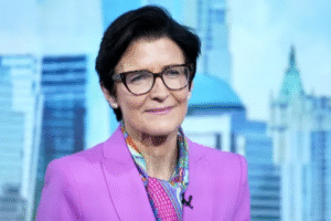 Jane Fraser, CEO of Citigroup, discussing leadership and financial performance in 2025