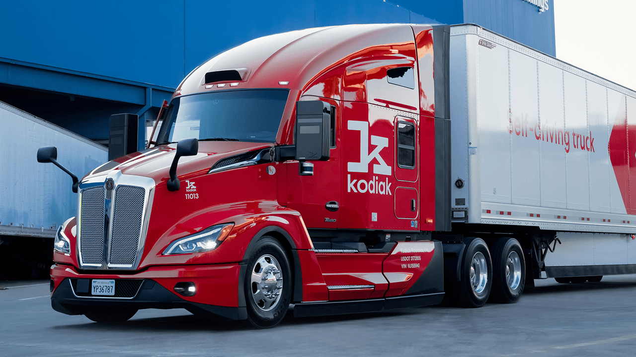 Kodiak autonomous self-driving truck developed for scalable commercial freight operations